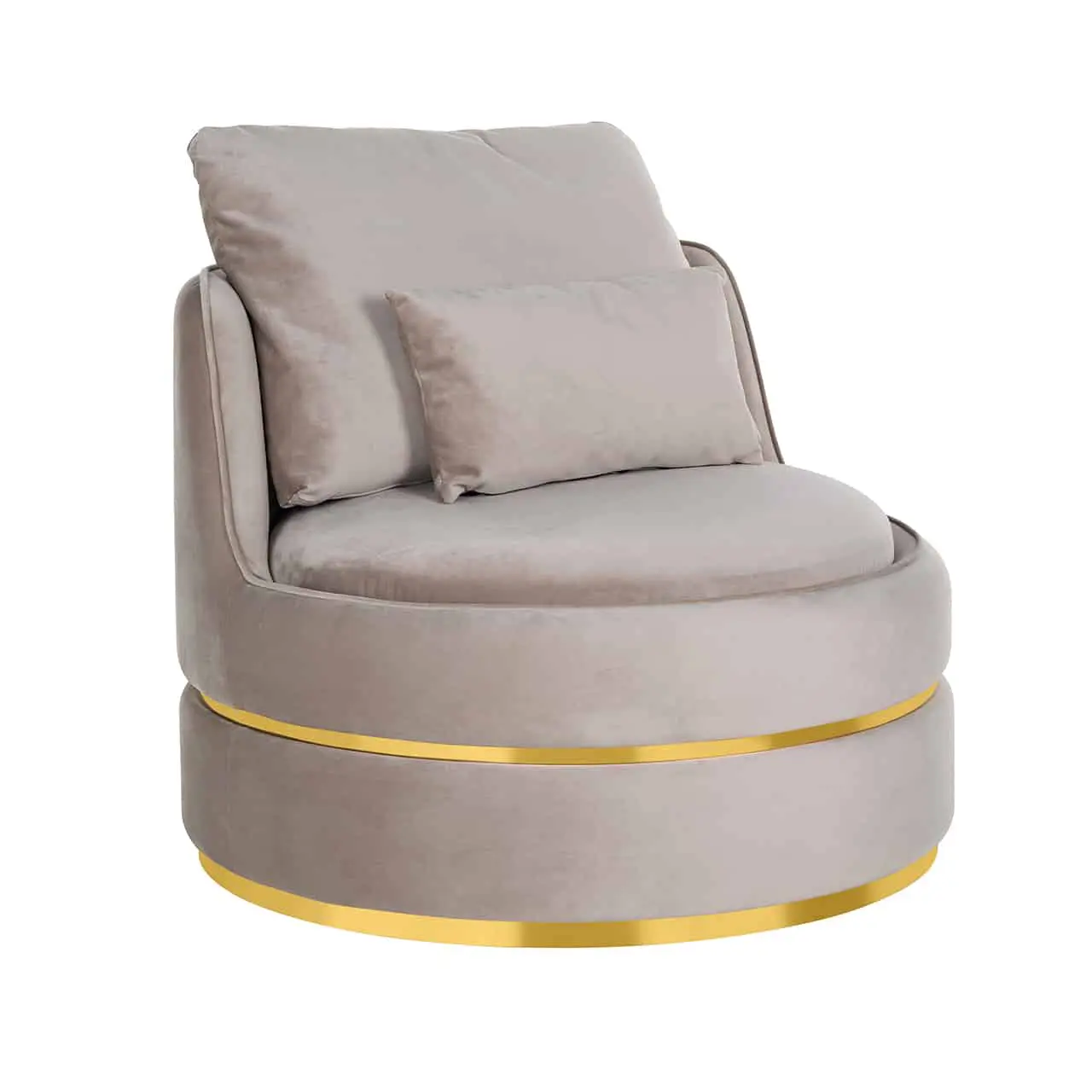fauteuil Kylie kaki Richmond Interiors velours