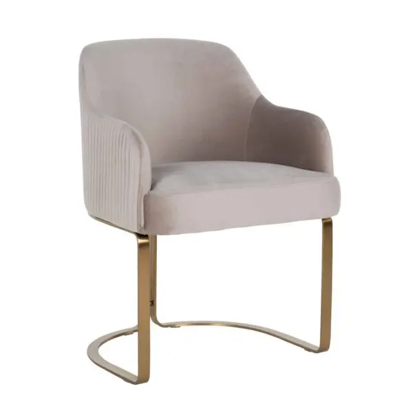 Chaise Hadley kaki Richmond Interiors velours