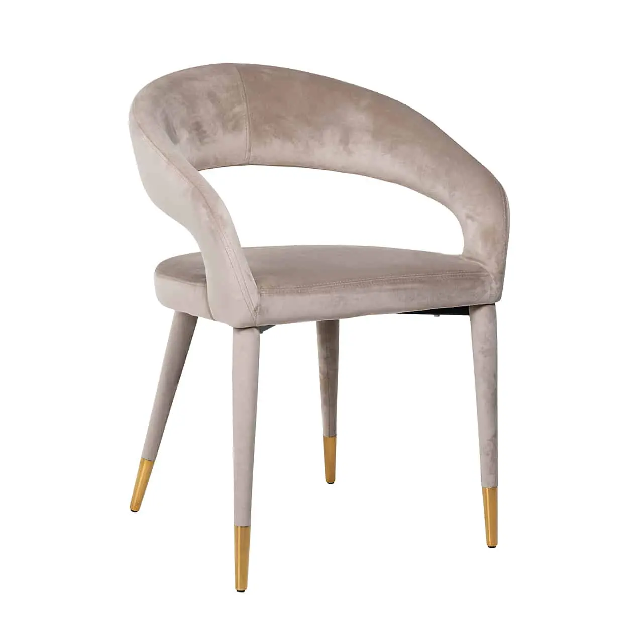 Chaise Gia kaki Richmond Interiors velours