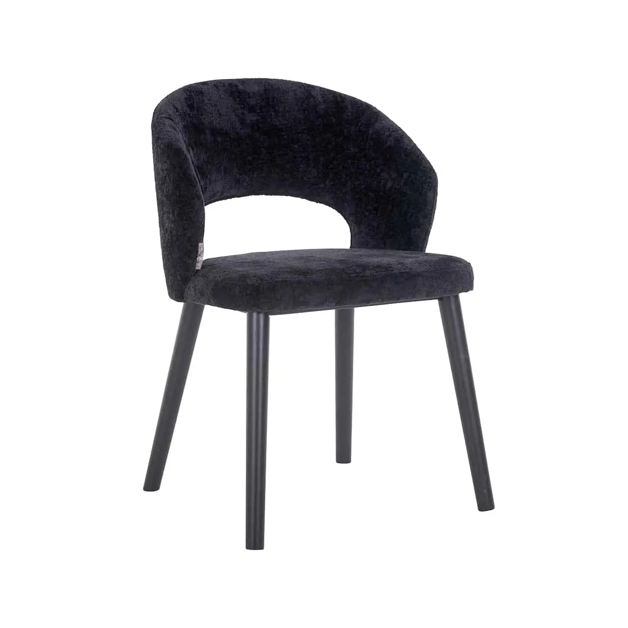 Chaise Savoy noir chenille Richmond Interiors