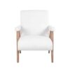 Fauteuil Bono blanc Richmond Interiors tissu bouclé – Image 5