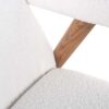 Fauteuil Bono blanc Richmond Interiors tissu bouclé – Image 7