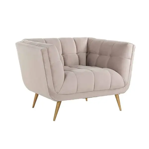 Fauteuil vert fauteuil Huxley kaki Richmond Interiors velours