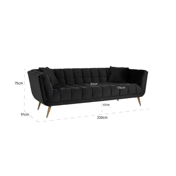 Canapé Huxley Anthracite Richmond Interiors 1
