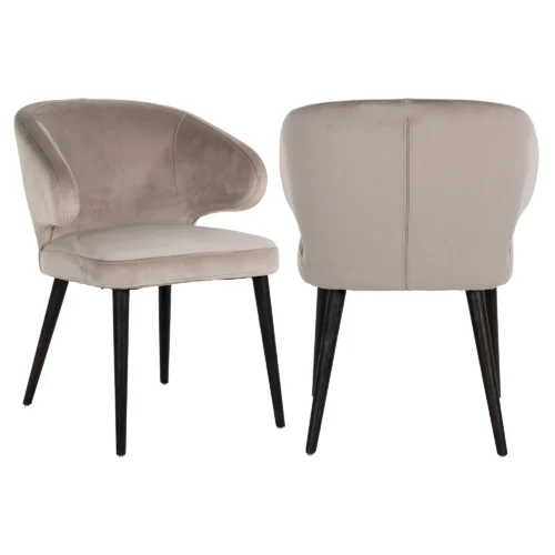 Chaise Indigo kaki Richmond Interiors velours