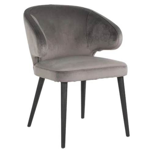 Chaise Indigo stone Richmond Interiors velours - vue 2