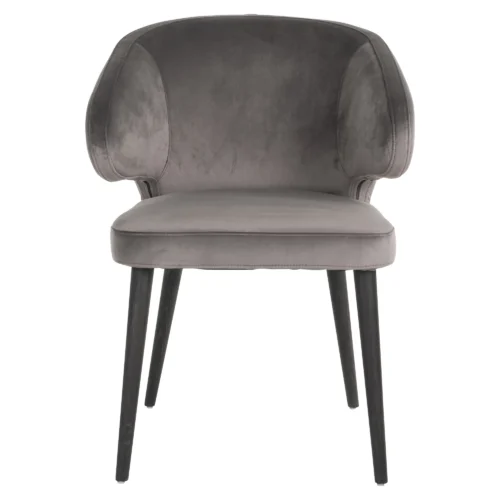 Chaise Indigo stone Richmond Interiors velours - vue 3