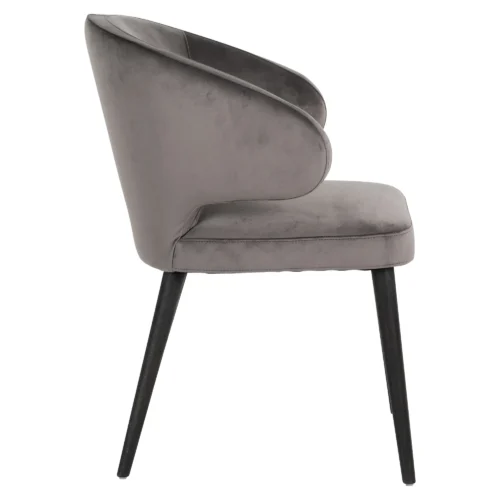 Chaise Indigo stone Richmond Interiors velours - vue 4