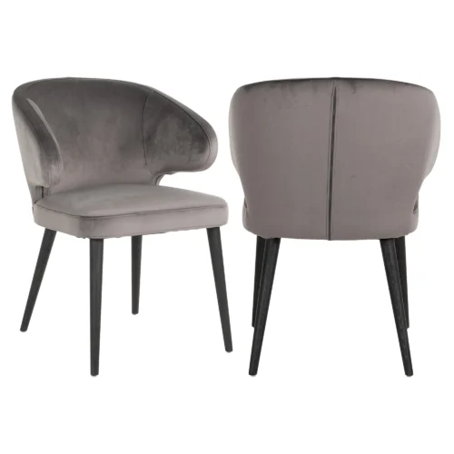Chaise Indigo stone Richmond Interiors velours