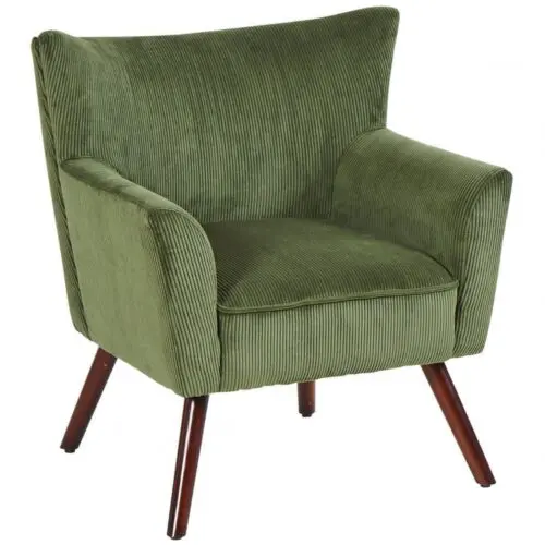 Fauteuil Wayne Athezza velours côtelé - 4 coloris