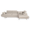 rio canape d angle convertible 5 places avec coffre de rangement en tissu PhotoRoom