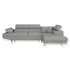 rio canape d angle convertible 5 places avec coffre de rangement en tissu PhotoRoom 4