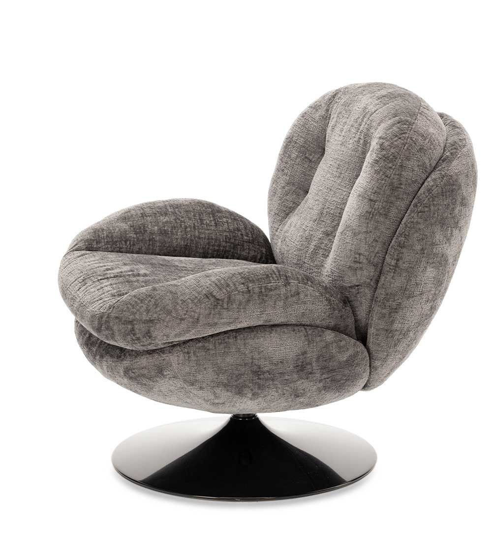fauteuil memento gris fauteuil pivotant gris pied noir fauteuil en velours Athezza