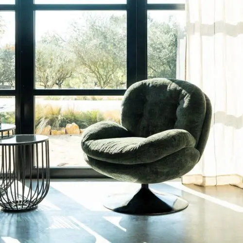 fauteuil memento kaki Athezza