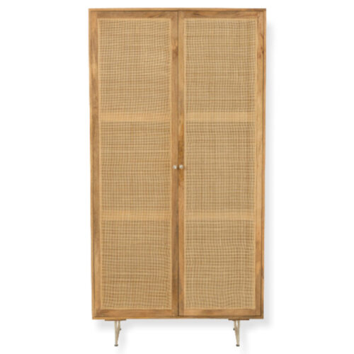 armoire Weaving en bois naturel jolipa J-line armoire bois