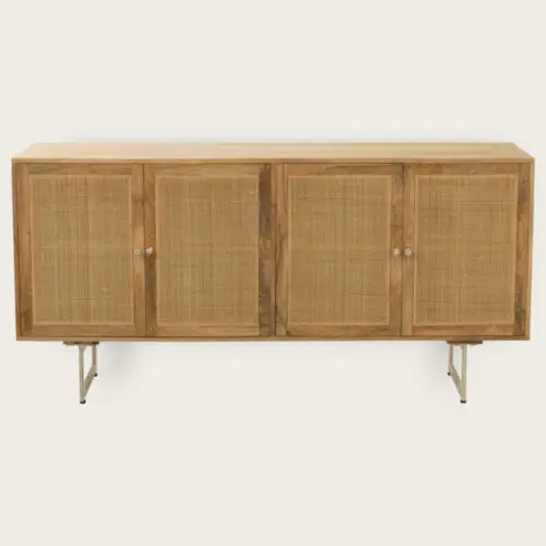 Buffet en bois naturel Weaving L170