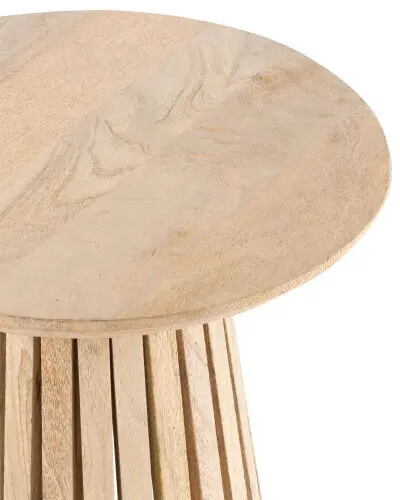Table d'appoint bois de manguier naturel Vincent J-line Jolipa