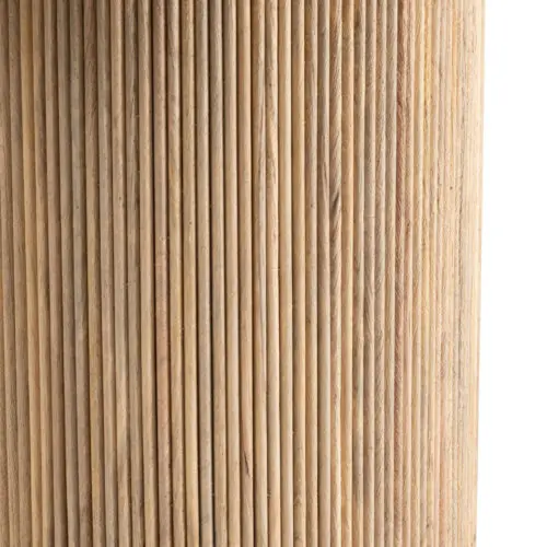 Table Vincent bois de manguier naturel Large J-line Jolipa Table ronde bois Table salle à manger Vincent Table salle à manger bois de manguier