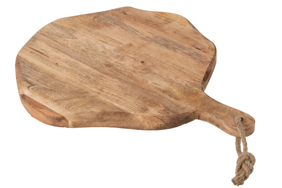 planche à découper ronde bois organique small J-line Jolipa planche à découper bois