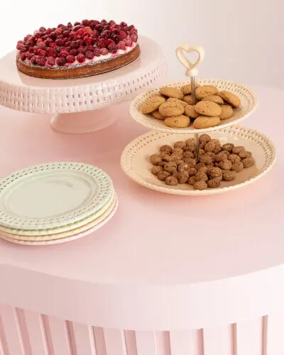 assiette céramique pêche J-line Jolipa