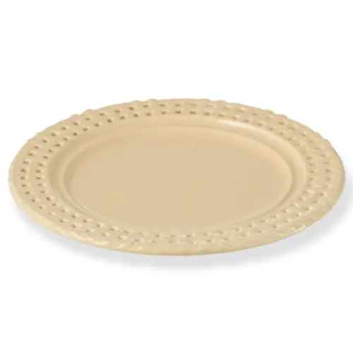 assiette céramique pêche J-line Jolipa