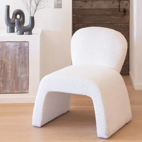 fauteuil Bert blanc Athezza