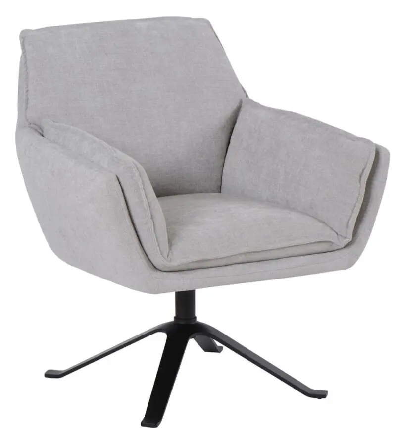fauteuil Coventry chiné sable Athezza. fauteuil pivotant