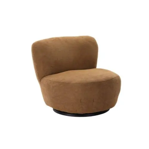 fauteuil pivotant Montana brun Athezza.