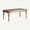 Table salle à manger bois de manguier Betan Vical 180x100 – Image 2