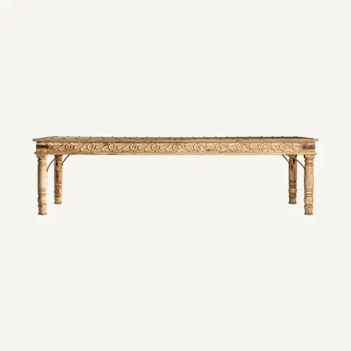 Grande table à manger bois de manguier Kalyan Vical 280x112