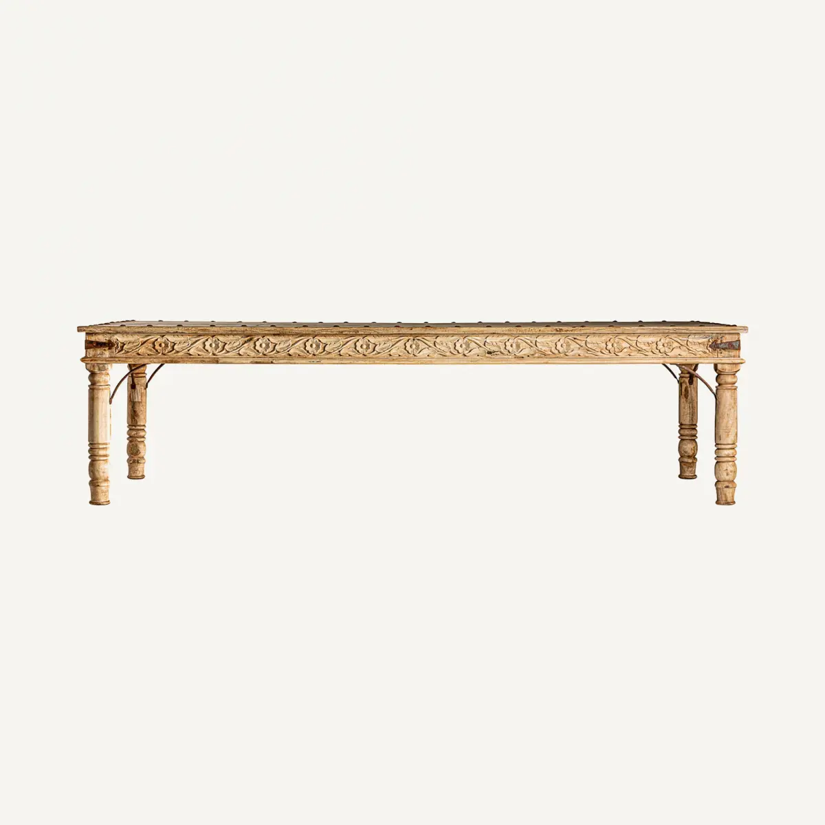 Grande table à manger bois de manguier Kalyan Vical 280x112