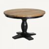 Table ronde bois d’orme Zenica Vical D120 – Image 2