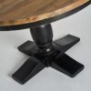 Table ronde bois d’orme Zenica Vical D120 – Image 5