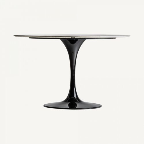 table marbre ronde Sankt Vical D120 style vintage