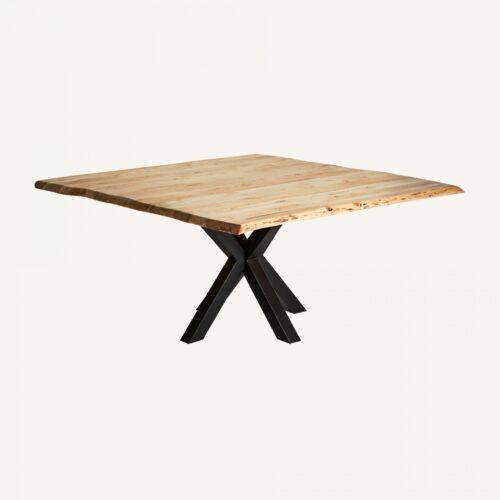 table à manger carré bois Viborg de chez Vical en bois de teck