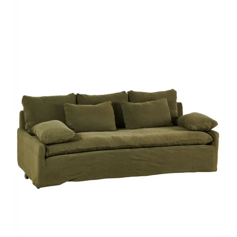 Canapé Garjan kaki Athezza 3 places Canapé Garjan kaki Athezza 3 places – Image 2