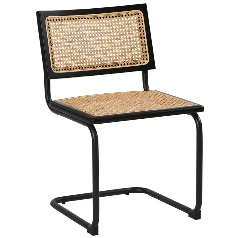Chaise Rattan noire Athezza Chaise Rattan noire Athezza