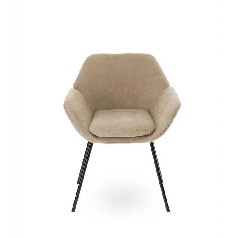 chaise Ribera taupe Athezza lot de 2 chaises Ribera taupe Athezza