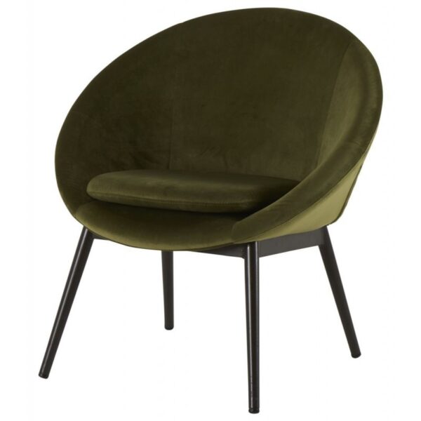 fauteuil Ruvana vert mousse Athezza. fauteuil Athezza. fauteuil velours kaki