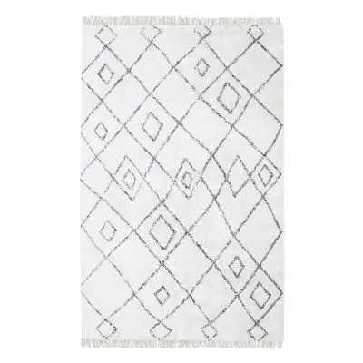 Tapis Ervin Ivoire/taupe 190 x 290