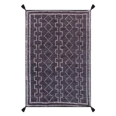 Tapis Gimie Charbon/ivoire 190 x 290