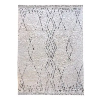 Tapis Crimble Ivoire/charbon 120 x 180 Tapis Crimble Ivoire/charbon 120 x 180