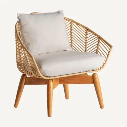 Fauteuil Plissé rattan Vical