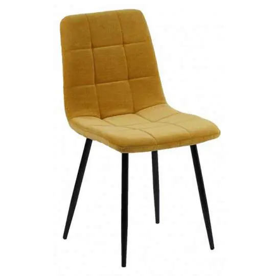 Chaise Manta tissu moutarde Athezza chaise Manta tissu moutarde Athezza