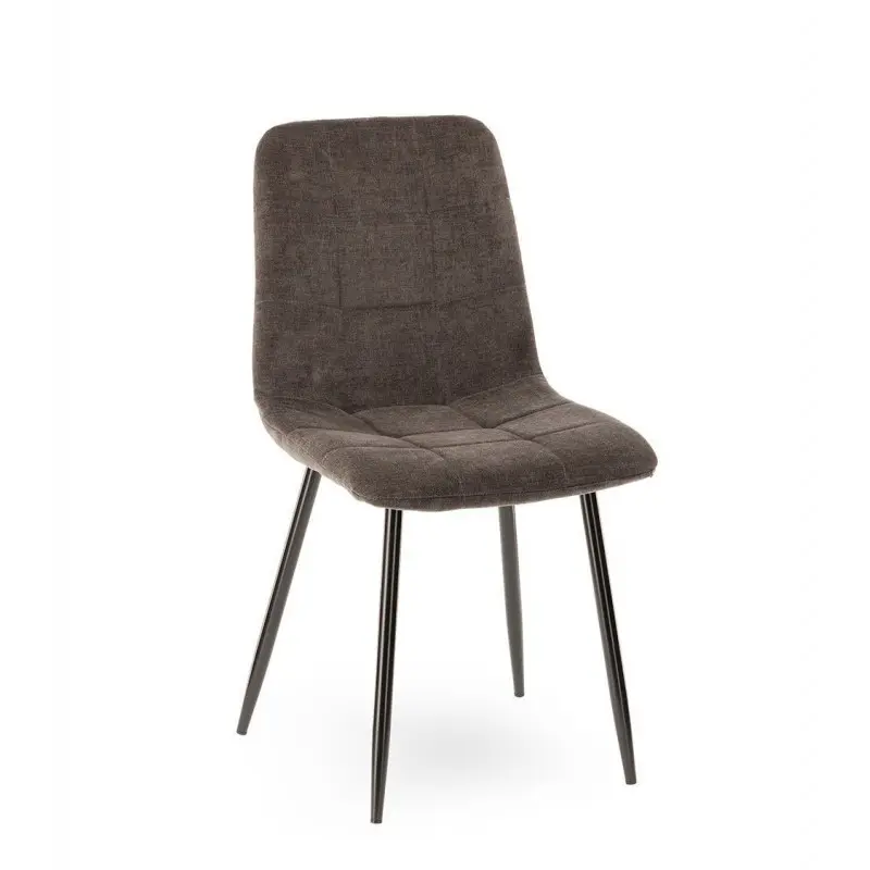 chaise Manta tissu gris Athezza