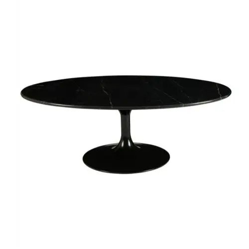 Tables basses Athezza Table basse Marbella ovale noire Athezza