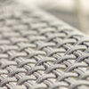 Salon bas de jardin CONCARNEAU 4 places en inox et corde - GRIS – Image 5