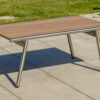 Salon bas de jardin CONCARNEAU 4 places en inox et corde - GRIS – Image 6