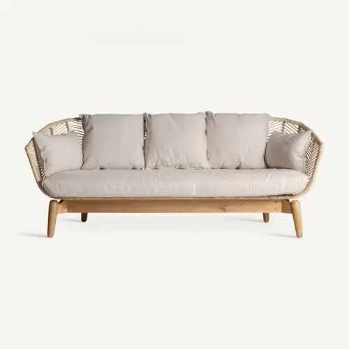 Sofa Plissé Rattan Vical