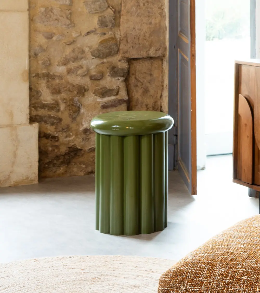 Bout de canapé Blora vert Athezza Bout de canapé Blora vert Athezza